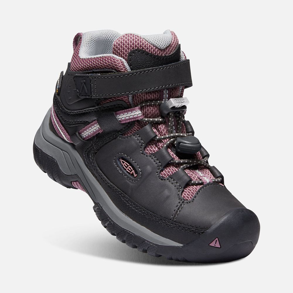 Keen Outdoor Bot Çocuk Siyah/Pembe - Targhee Waterproof - Türkiye IBQK34028